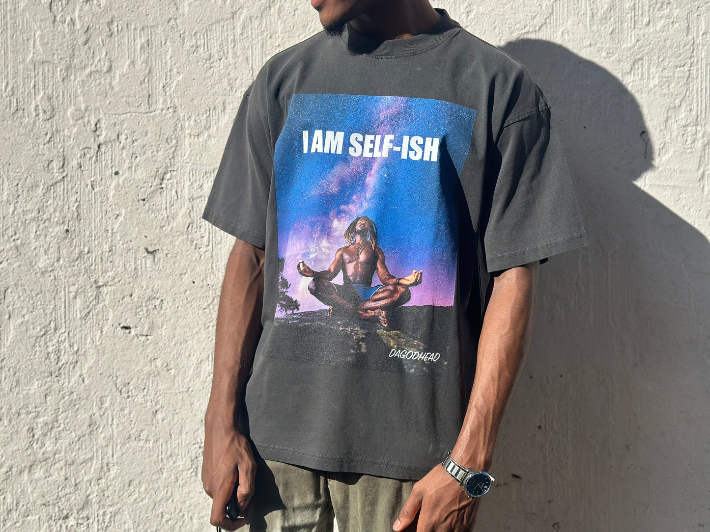 I Am Self-ish 100% Cotton Oversized T-Shirt